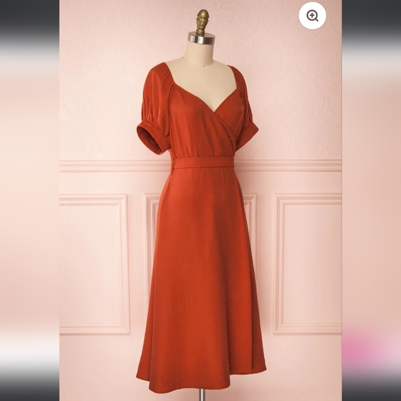 1861 French Provincial Style Midi Dress - Picture 3 of 6